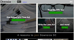 Desktop Screenshot of downsizedc.org