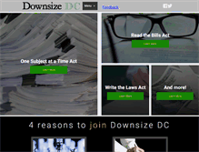 Tablet Screenshot of downsizedc.org
